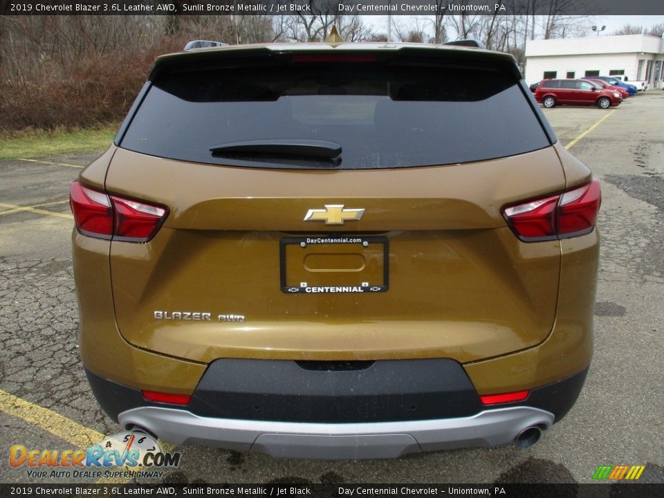 2019 Chevrolet Blazer 3.6L Leather AWD Sunlit Bronze Metallic / Jet Black Photo #8