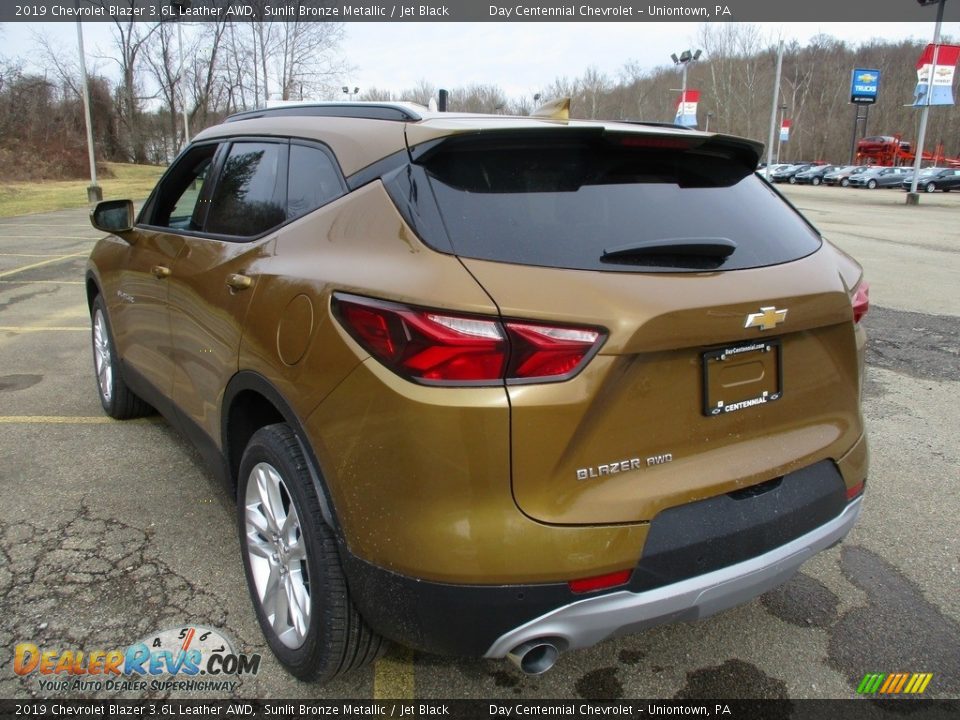 2019 Chevrolet Blazer 3.6L Leather AWD Sunlit Bronze Metallic / Jet Black Photo #9