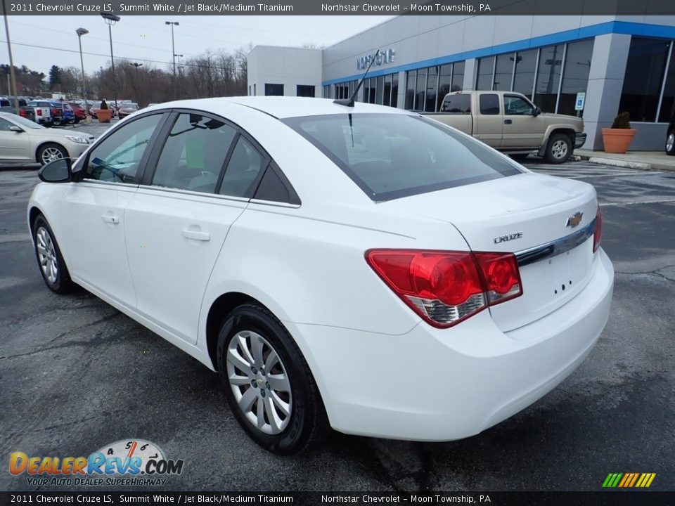 2011 Chevrolet Cruze LS Summit White / Jet Black/Medium Titanium Photo #4