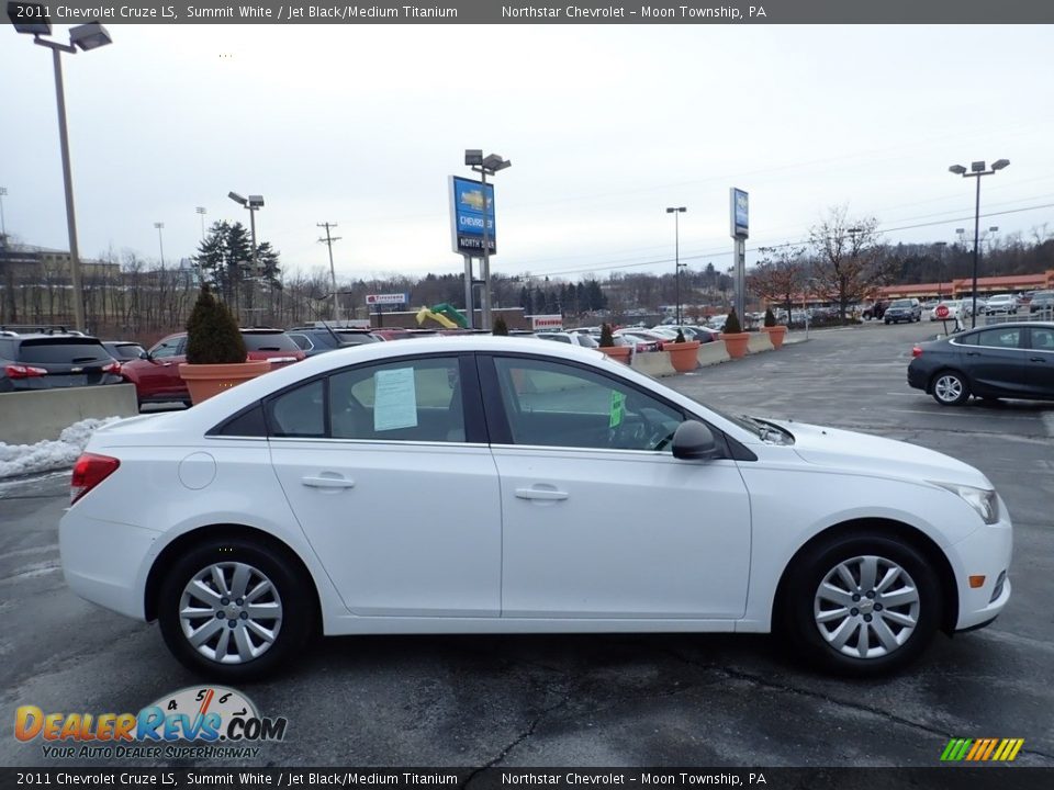 2011 Chevrolet Cruze LS Summit White / Jet Black/Medium Titanium Photo #9