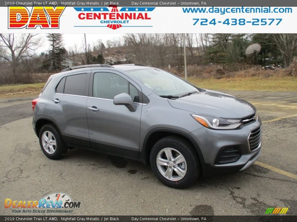 2019 Chevrolet Trax LT AWD Nightfall Gray Metallic / Jet Black Photo #1