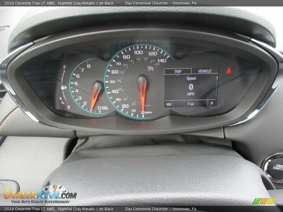 2019 Chevrolet Trax LT AWD Nightfall Gray Metallic / Jet Black Photo #2