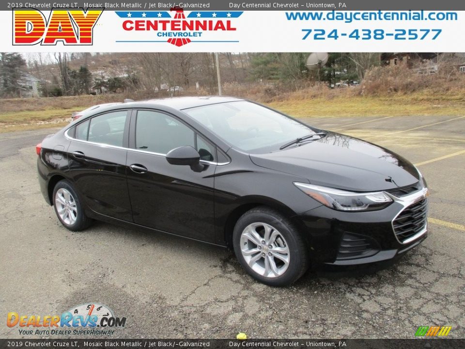 2019 Chevrolet Cruze LT Mosaic Black Metallic / Jet Black/­Galvanized Photo #1