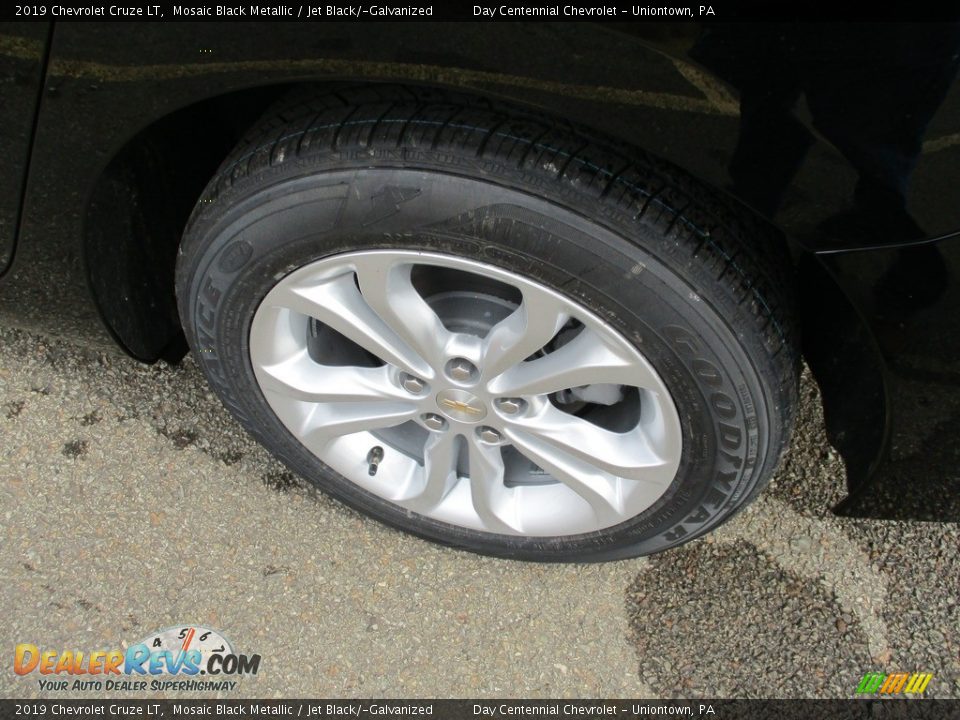 2019 Chevrolet Cruze LT Mosaic Black Metallic / Jet Black/­Galvanized Photo #9