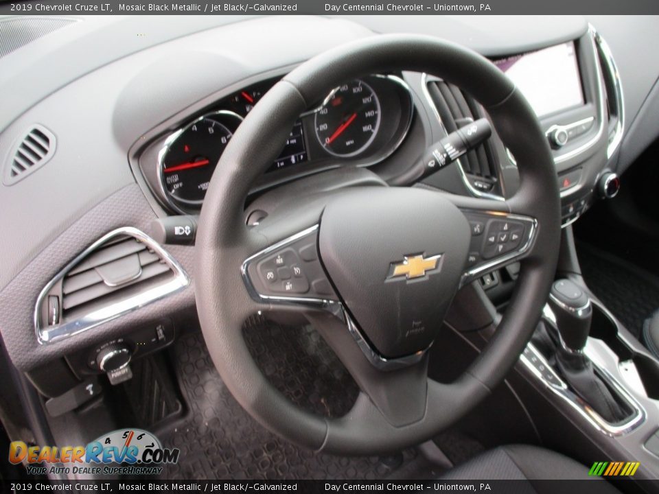 2019 Chevrolet Cruze LT Mosaic Black Metallic / Jet Black/­Galvanized Photo #13