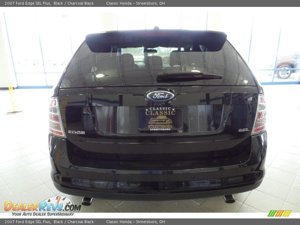 2007 Ford Edge SEL Plus Black / Charcoal Black Photo #8