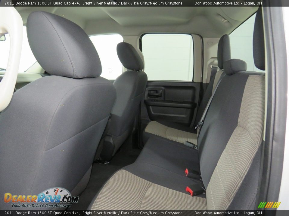 2011 Dodge Ram 1500 ST Quad Cab 4x4 Bright Silver Metallic / Dark Slate Gray/Medium Graystone Photo #20