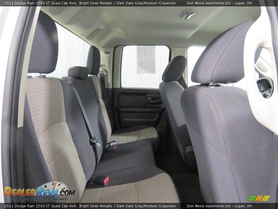 2011 Dodge Ram 1500 ST Quad Cab 4x4 Bright Silver Metallic / Dark Slate Gray/Medium Graystone Photo #23