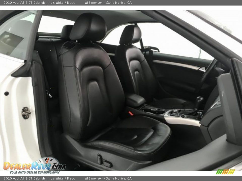 2010 Audi A5 2.0T Cabriolet Ibis White / Black Photo #6