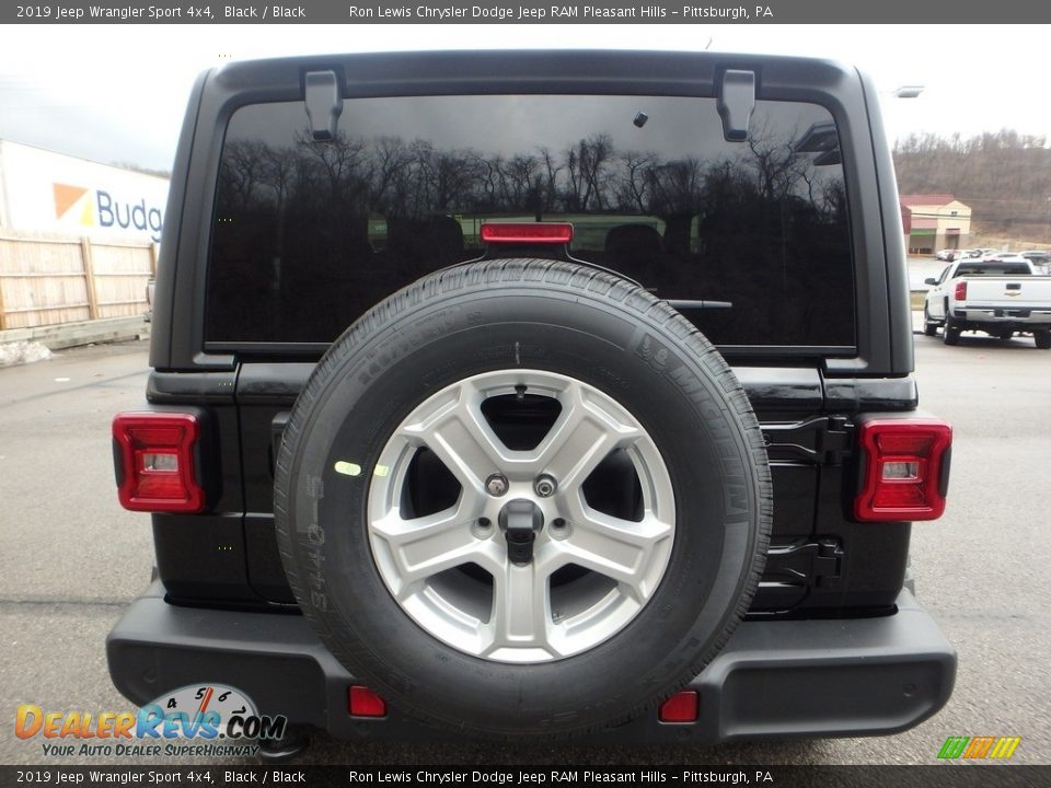 2019 Jeep Wrangler Sport 4x4 Black / Black Photo #4