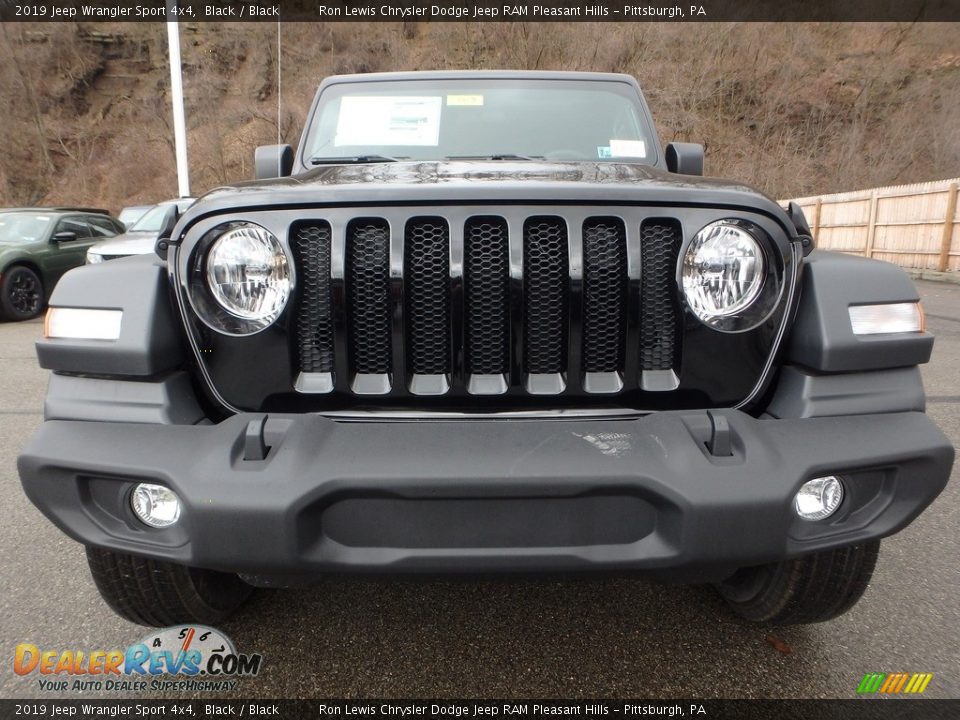 2019 Jeep Wrangler Sport 4x4 Black / Black Photo #9