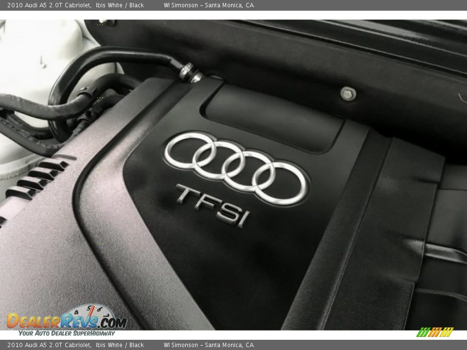 2010 Audi A5 2.0T Cabriolet Ibis White / Black Photo #31