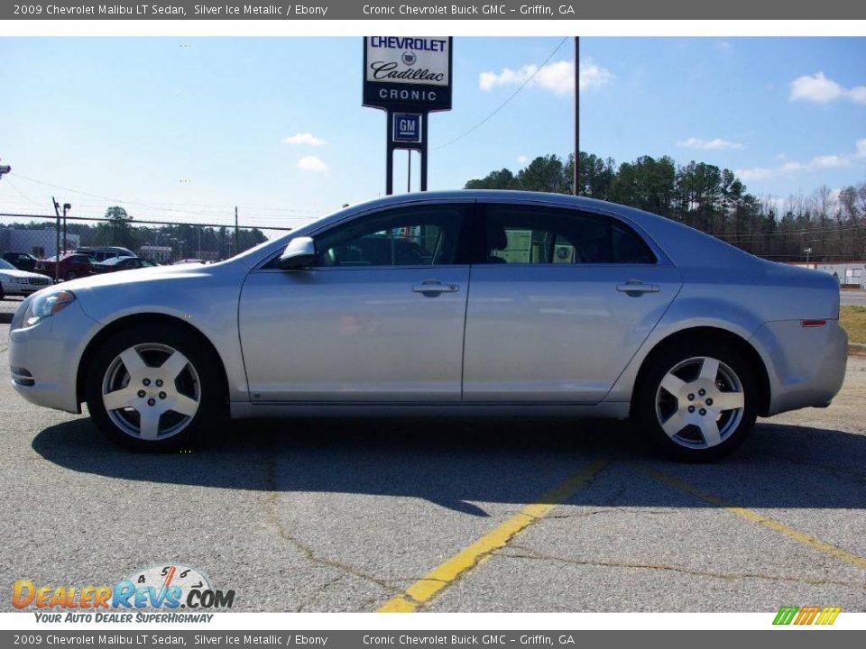 2009 Chevrolet Malibu LT Sedan Silver Ice Metallic / Ebony Photo #1