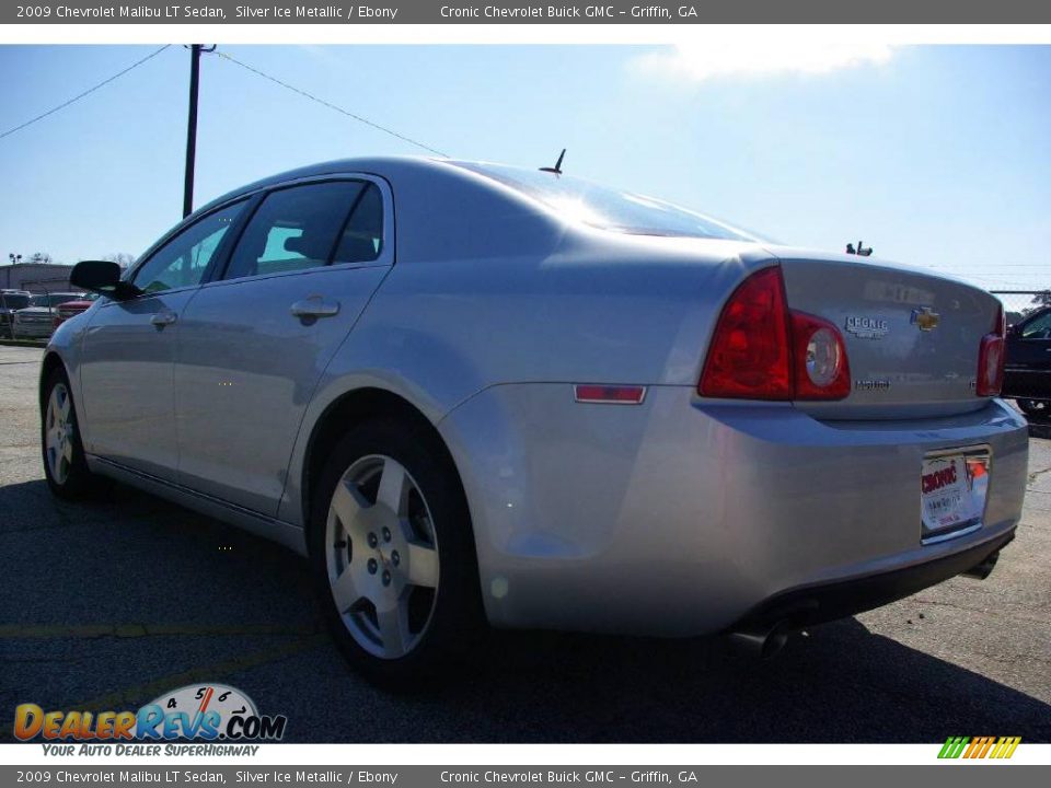 2009 Chevrolet Malibu LT Sedan Silver Ice Metallic / Ebony Photo #8