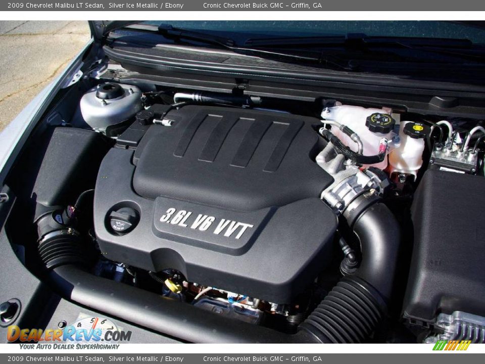 2009 Chevrolet Malibu LT Sedan Silver Ice Metallic / Ebony Photo #10