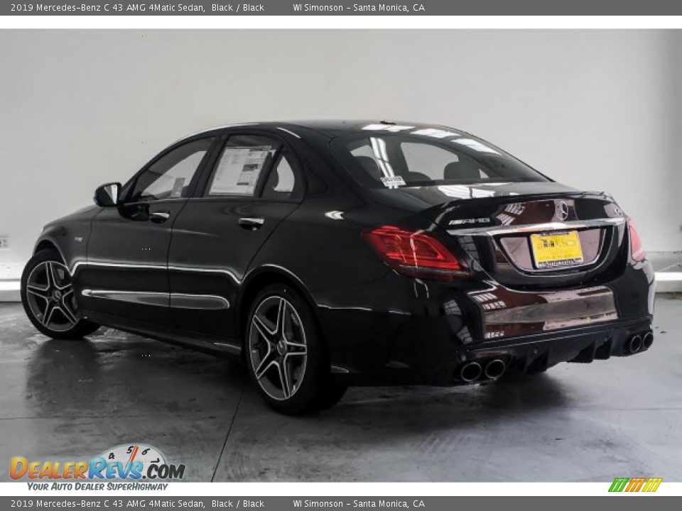 2019 Mercedes-Benz C 43 AMG 4Matic Sedan Black / Black Photo #2