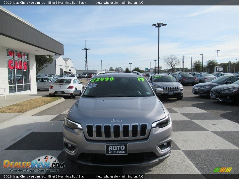 2019 Jeep Cherokee Limited Billet Silver Metallic / Black Photo #2
