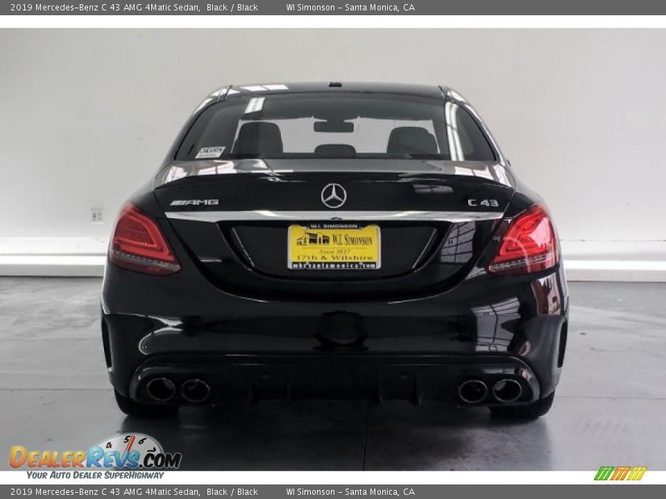 2019 Mercedes-Benz C 43 AMG 4Matic Sedan Black / Black Photo #3