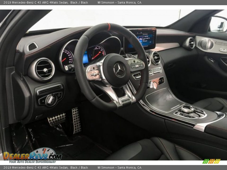 2019 Mercedes-Benz C 43 AMG 4Matic Sedan Black / Black Photo #4