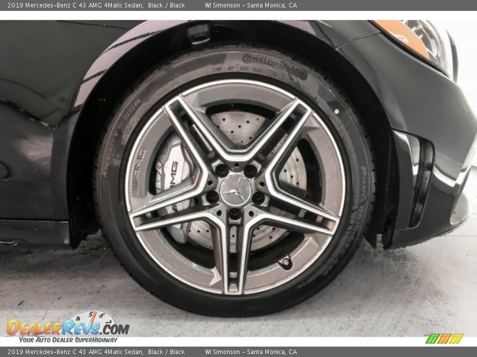2019 Mercedes-Benz C 43 AMG 4Matic Sedan Black / Black Photo #9