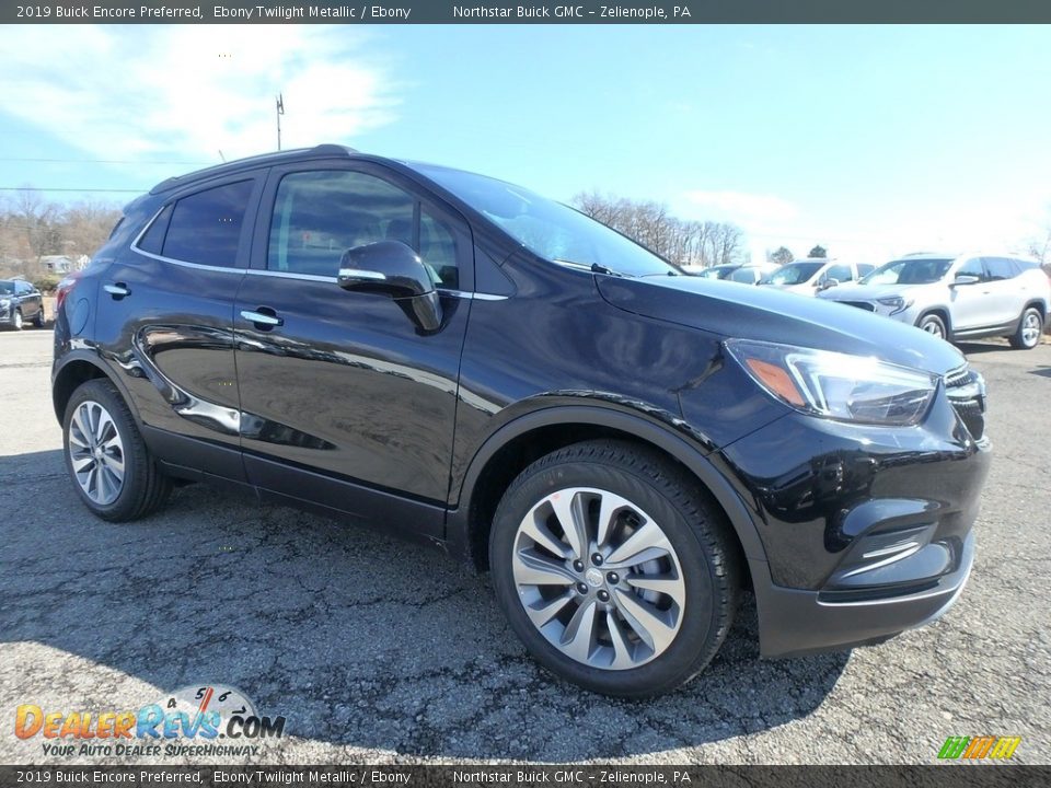 2019 Buick Encore Preferred Ebony Twilight Metallic / Ebony Photo #3