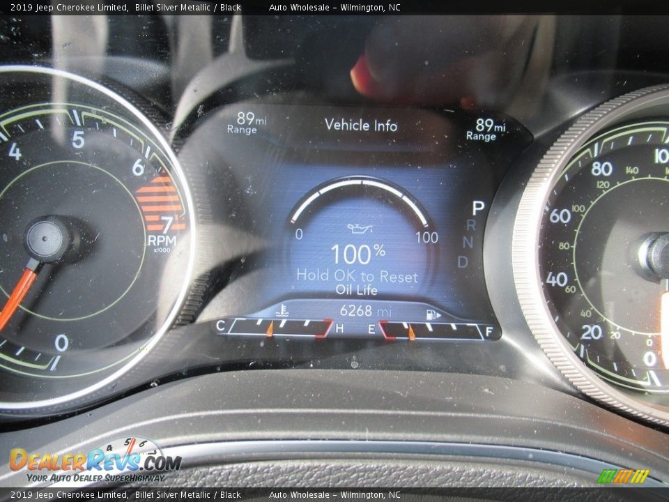 2019 Jeep Cherokee Limited Billet Silver Metallic / Black Photo #15