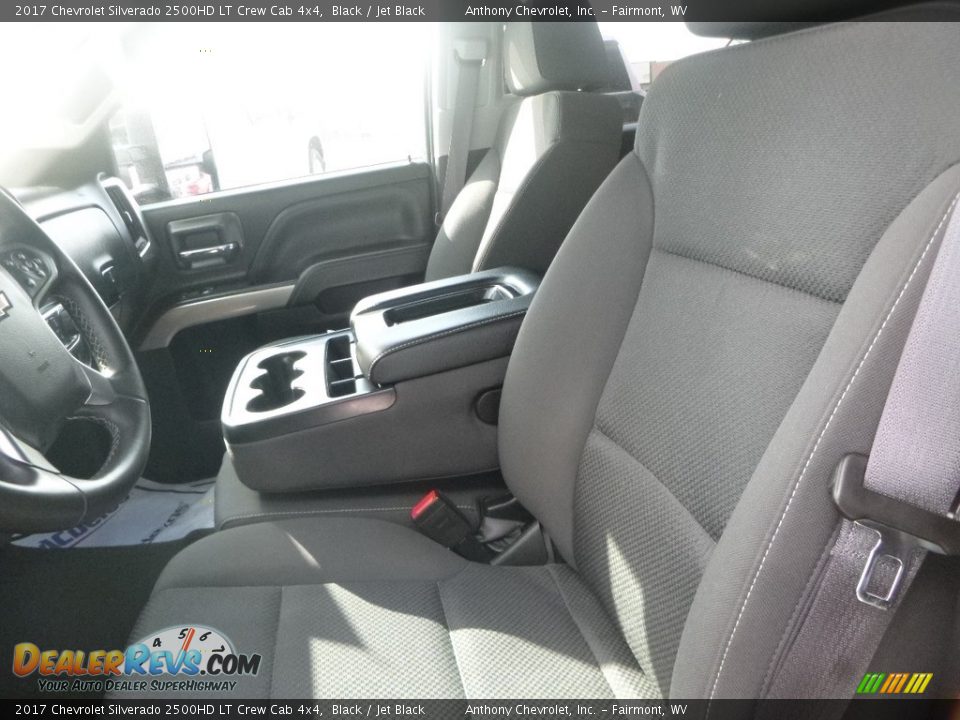 2017 Chevrolet Silverado 2500HD LT Crew Cab 4x4 Black / Jet Black Photo #12