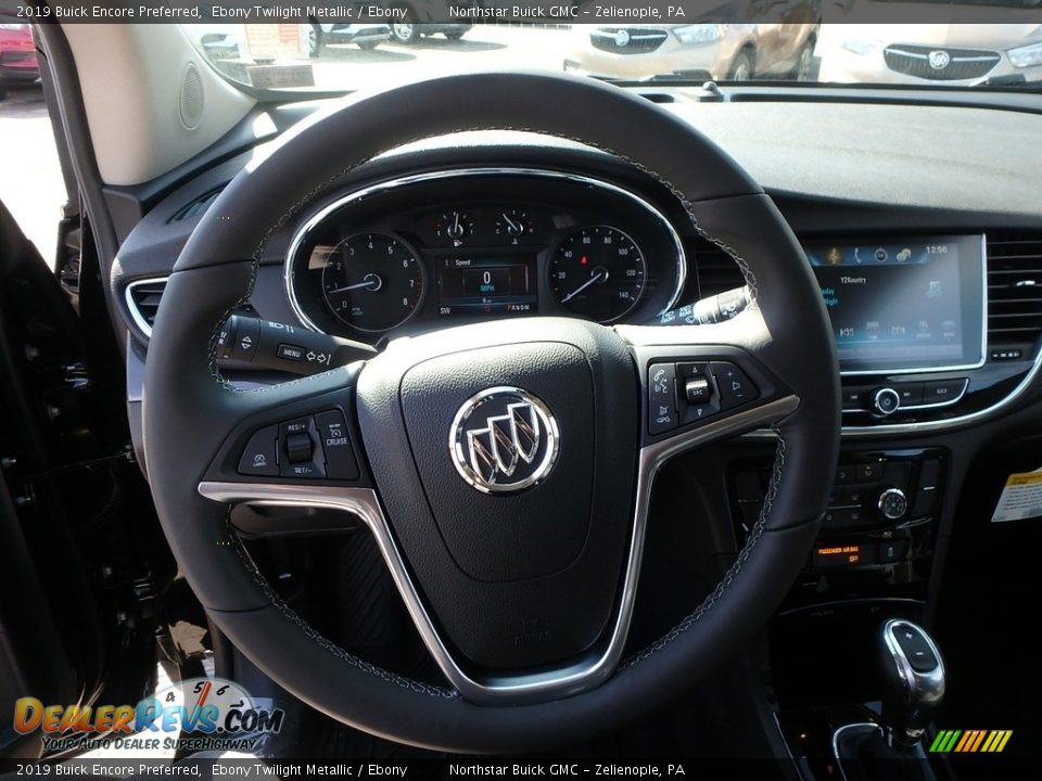 2019 Buick Encore Preferred Ebony Twilight Metallic / Ebony Photo #17