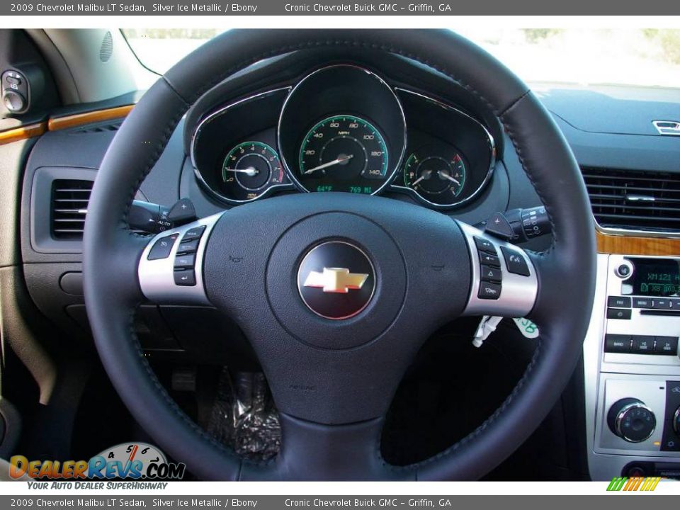 2009 Chevrolet Malibu LT Sedan Silver Ice Metallic / Ebony Photo #16