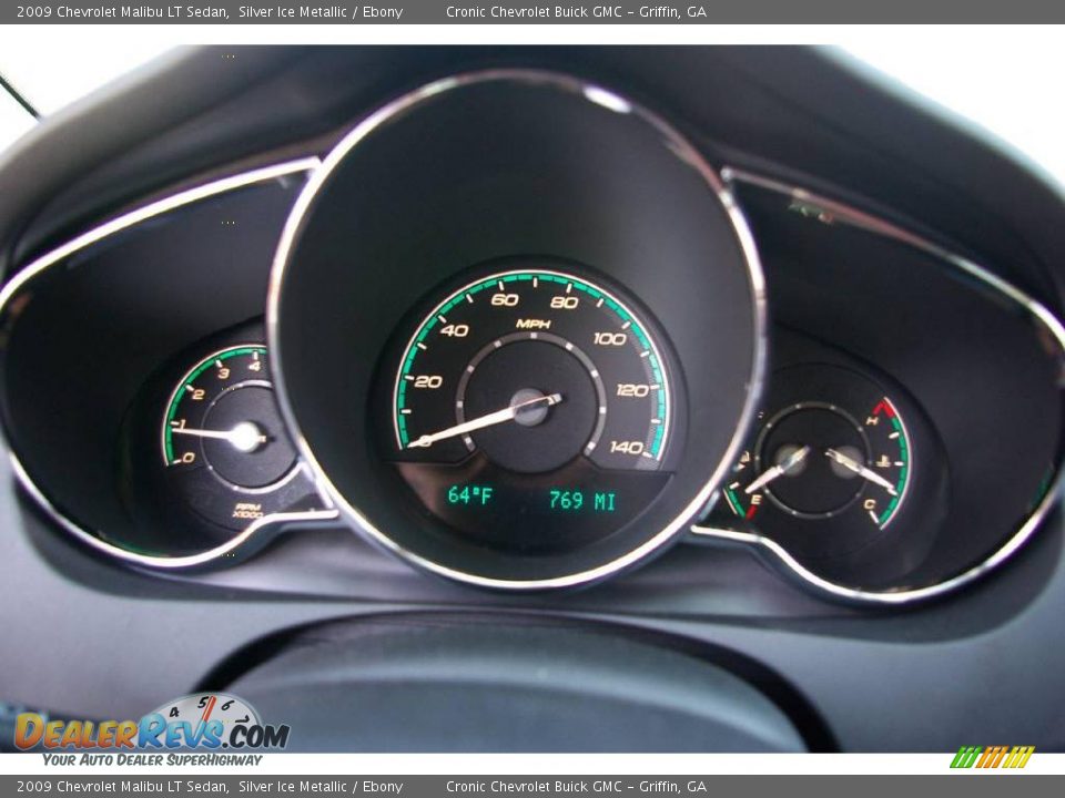 2009 Chevrolet Malibu LT Sedan Silver Ice Metallic / Ebony Photo #17