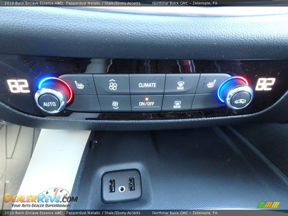2019 Buick Enclave Essence AWD Pepperdust Metallic / Shale/Ebony Accents Photo #19