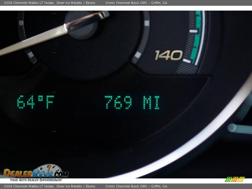 2009 Chevrolet Malibu LT Sedan Silver Ice Metallic / Ebony Photo #18