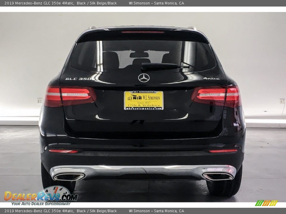 2019 Mercedes-Benz GLC 350e 4Matic Black / Silk Beige/Black Photo #3