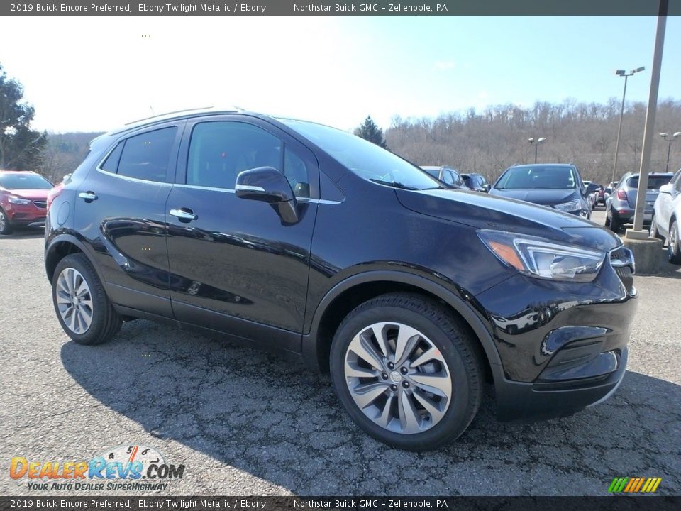 2019 Buick Encore Preferred Ebony Twilight Metallic / Ebony Photo #3