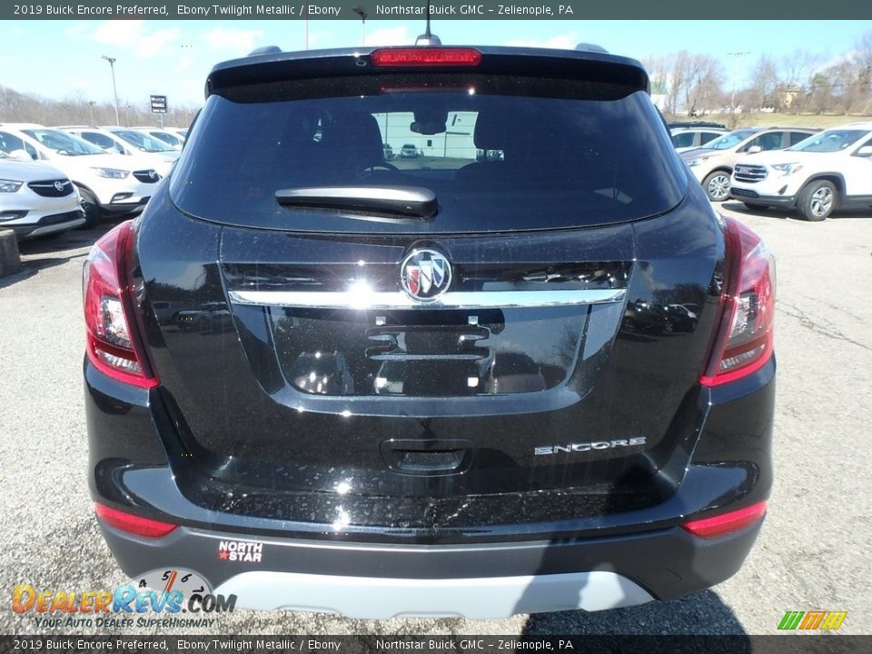 2019 Buick Encore Preferred Ebony Twilight Metallic / Ebony Photo #6