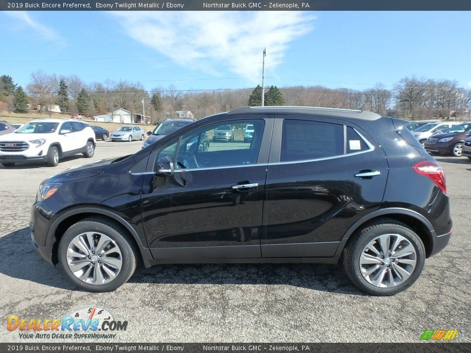 2019 Buick Encore Preferred Ebony Twilight Metallic / Ebony Photo #9