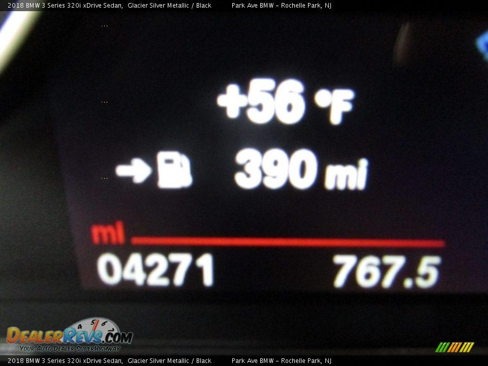 2018 BMW 3 Series 320i xDrive Sedan Glacier Silver Metallic / Black Photo #24