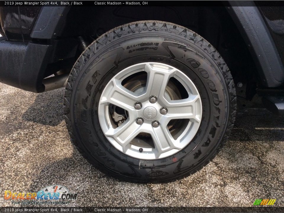 2019 Jeep Wrangler Sport 4x4 Black / Black Photo #7