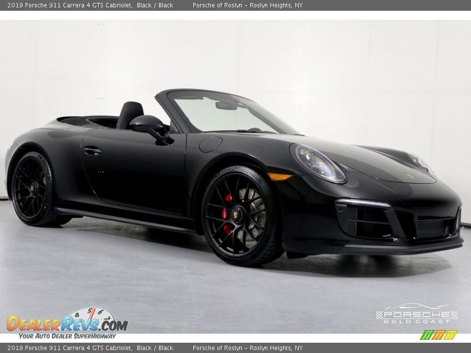 2019 Porsche 911 Carrera 4 GTS Cabriolet Black / Black Photo #1