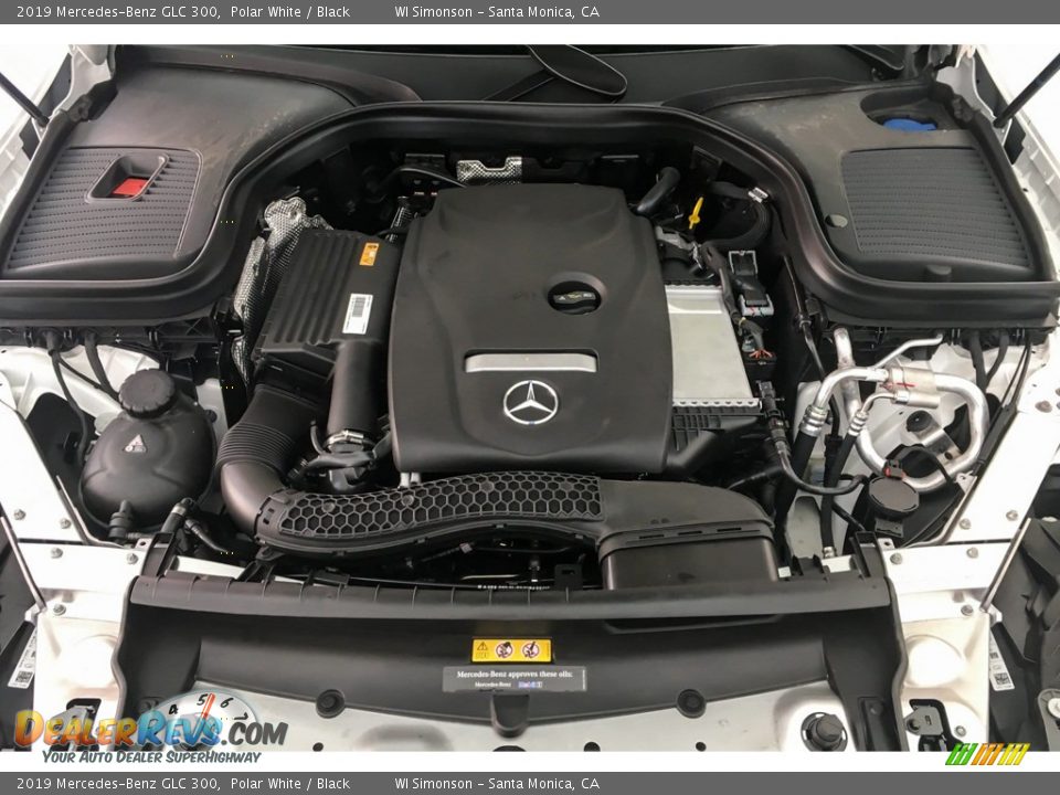 2019 Mercedes-Benz GLC 300 Polar White / Black Photo #8