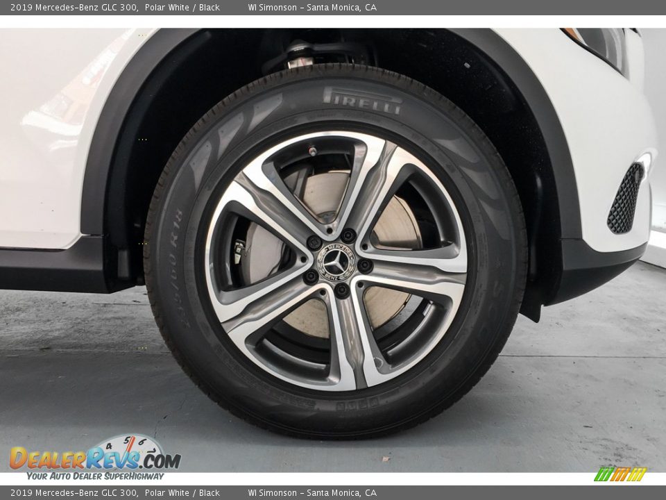 2019 Mercedes-Benz GLC 300 Polar White / Black Photo #9