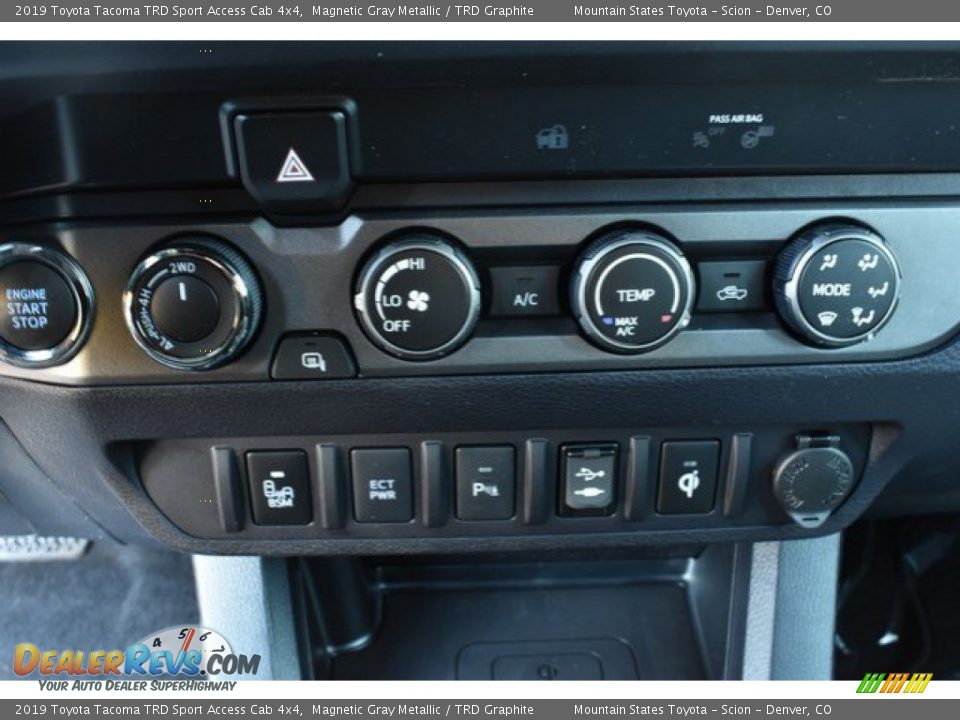 2019 Toyota Tacoma TRD Sport Access Cab 4x4 Magnetic Gray Metallic / TRD Graphite Photo #29