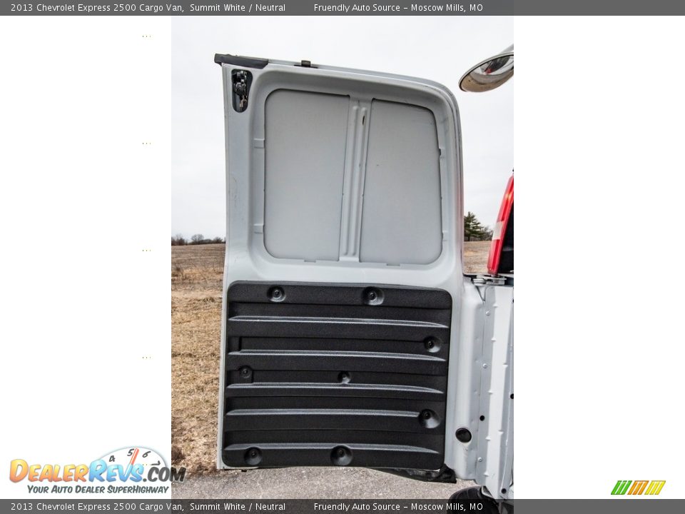 2013 Chevrolet Express 2500 Cargo Van Summit White / Neutral Photo #23
