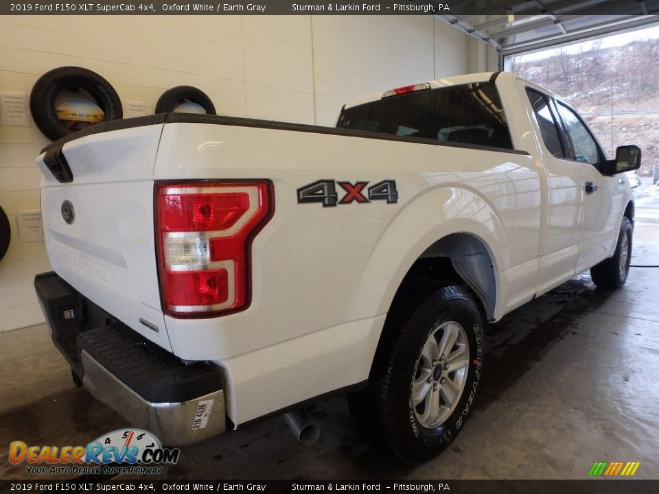 2019 Ford F150 XLT SuperCab 4x4 Oxford White / Earth Gray Photo #2