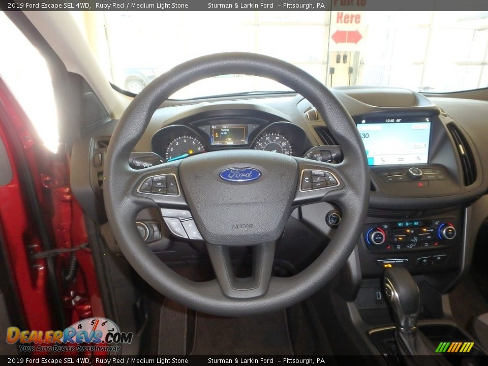 2019 Ford Escape SEL 4WD Ruby Red / Medium Light Stone Photo #15
