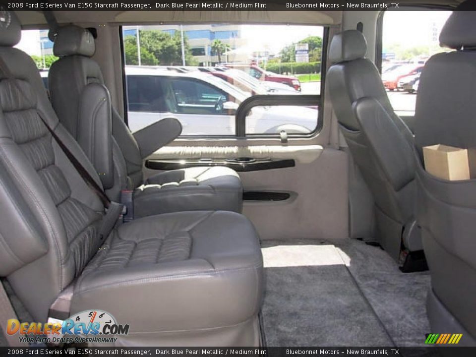 2008 Ford E Series Van E150 Starcraft Passenger Dark Blue Pearl Metallic / Medium Flint Photo #6