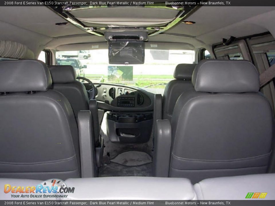 2008 Ford E Series Van E150 Starcraft Passenger Dark Blue Pearl Metallic / Medium Flint Photo #7