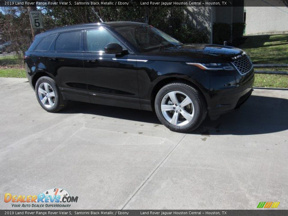 2019 Land Rover Range Rover Velar S Santorini Black Metallic / Ebony Photo #1