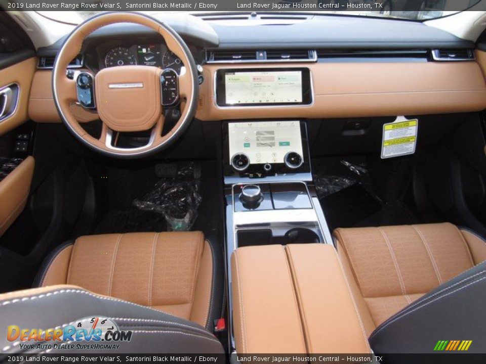2019 Land Rover Range Rover Velar S Santorini Black Metallic / Ebony Photo #4