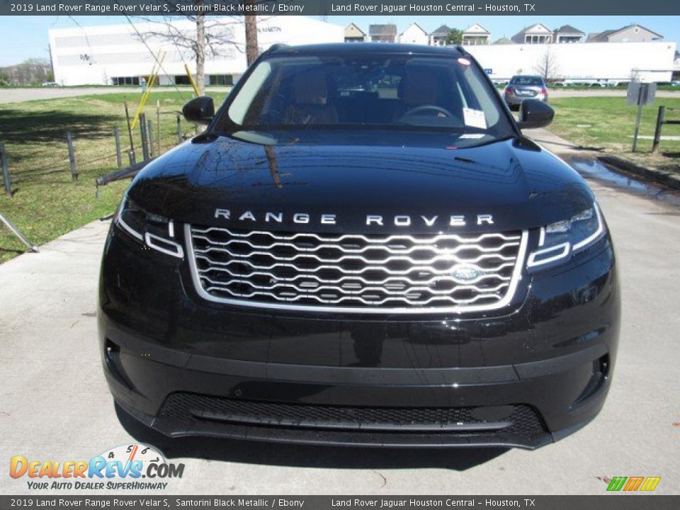 2019 Land Rover Range Rover Velar S Santorini Black Metallic / Ebony Photo #9